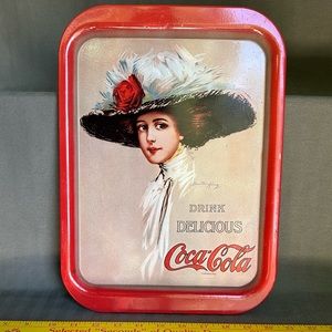 Coca Cola Woman Bar Serving Tray